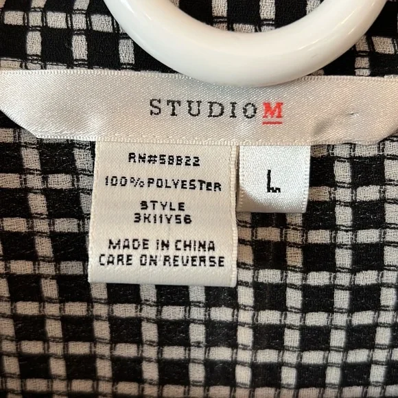 Dress button top ladies size large - Picture 3 of 7